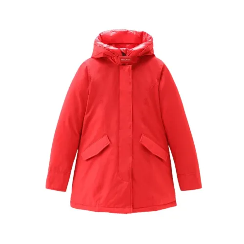 Woolrich , Arctic Parka - Contemporary and Feminine Design ,Red female, Sizes: