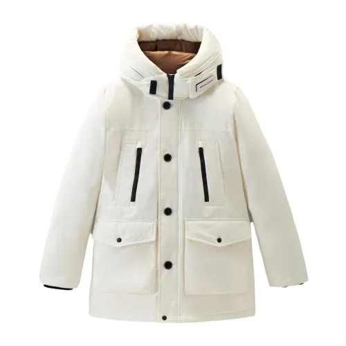 Woolrich , Arctic Parka - New Silhouette ,White male, Sizes: