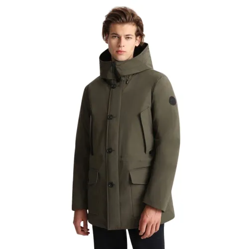 Woolrich , Arctic Stretch Parka - Waterproof, Windproof, Breathable ,Green male, Sizes: