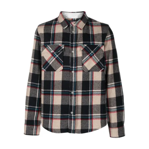 Woolrich , Plaid Press-Stud Shirt ,Multicolor male, Sizes: