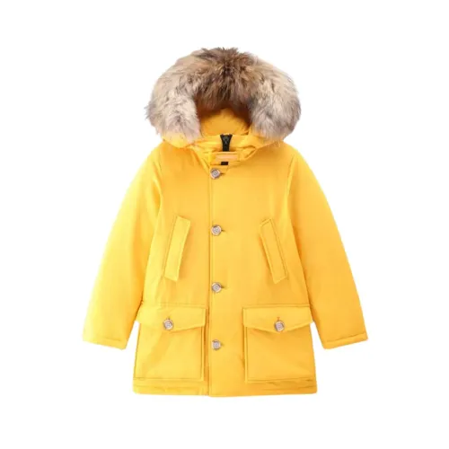 Woolrich , Yellow Winter Parka Jacket ,Yellow female, Sizes: