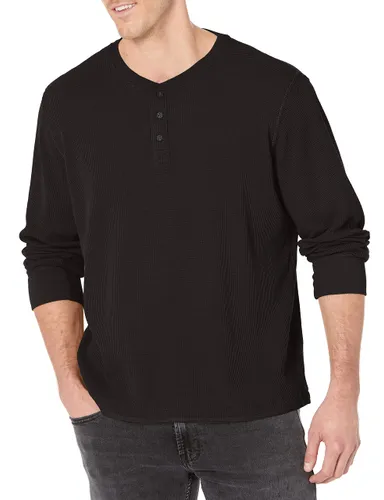 Wrangler Authentics Men's Long Sleeve Waffle Henley Shirt