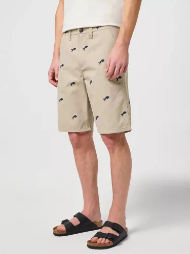 Wrangler Critter Chino Shorts, Plaza Taupe - Plaza Taupe - Male