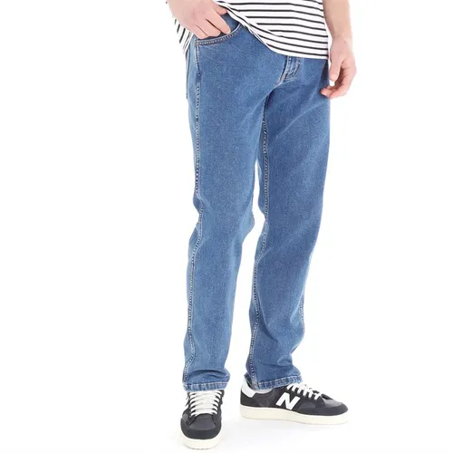 Wrangler Mens Greensboro Straight Fit Jeans Haze