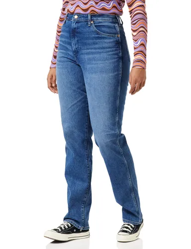 Wrangler Women's Mom Straight Jeans