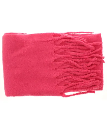 Wynsors Unisex Womens Oversized Fluffy Scarves pink Textile - One