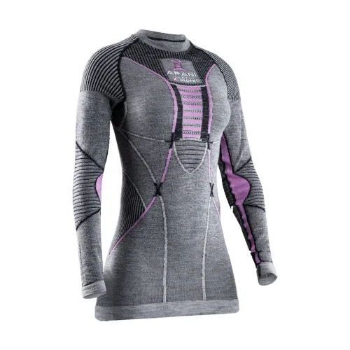 X-Bionic , Warm and Comfortable Ski Underlayer for Women ,Gray female, Sizes: