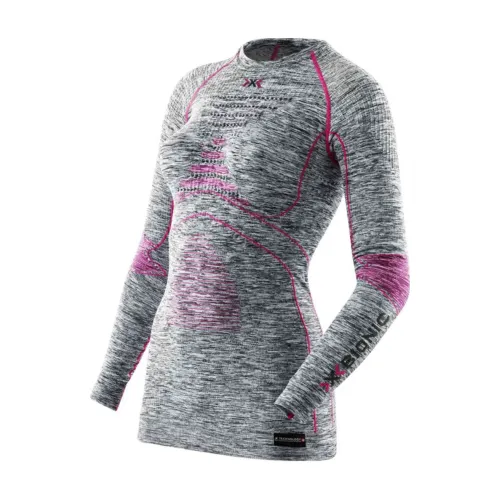 X-Bionic , Women's Ski Shirt for Warmth and Comfort ,Gray female, Sizes: