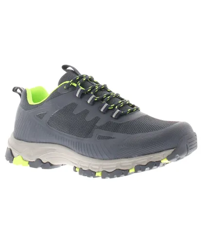 X-Hiking Mens Walking Trainer Shoes Ozarks Lace Up navy