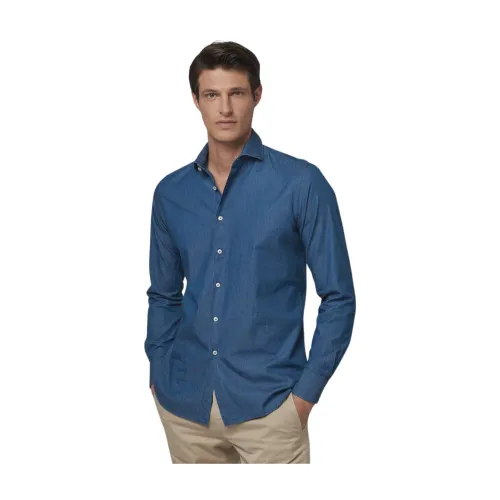 Xacus , Legacy Denim Shirt ,Blue male, Sizes: