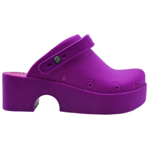 Xocoi , Flocked Clogs Sneakers ,Purple female, Sizes: