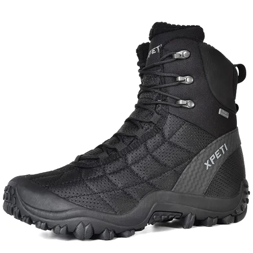 XPETI Mens Hiking Boots Waterproof Walking Boots Men High