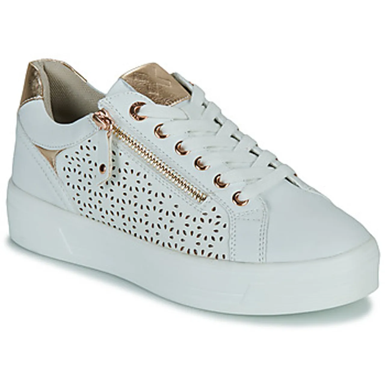 Xti  142229  women's Shoes (Trainers) in White