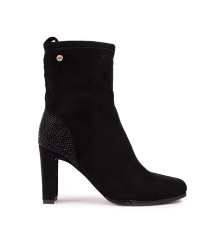 Xti Womens Zip Boots - Black