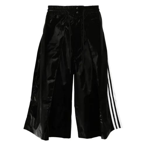 Y-3 , 3-Stripes Bermuda Shorts ,Black male, Sizes: