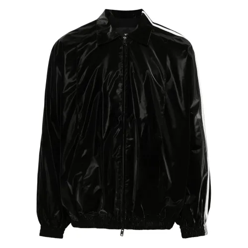 Y-3 , 3-Stripes Puff-Sleeve Jacket ,Black male, Sizes: