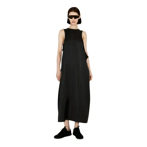 Y-3 , 3S Midi Dress ,Black female, Sizes:
