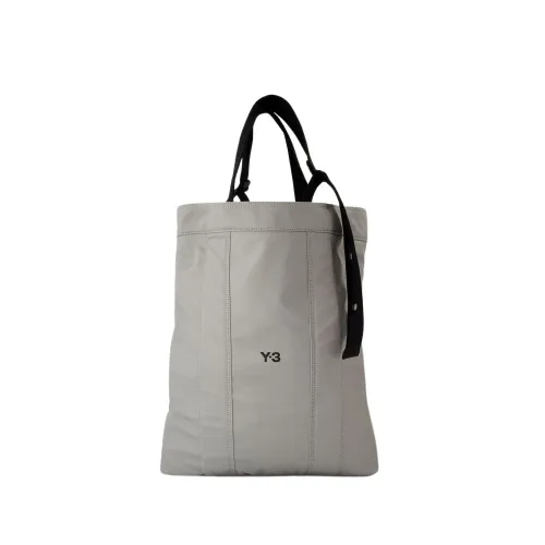 Y-3 , Beige Synthetic UT Tote Bag ,Beige female, Sizes: ONE SIZE