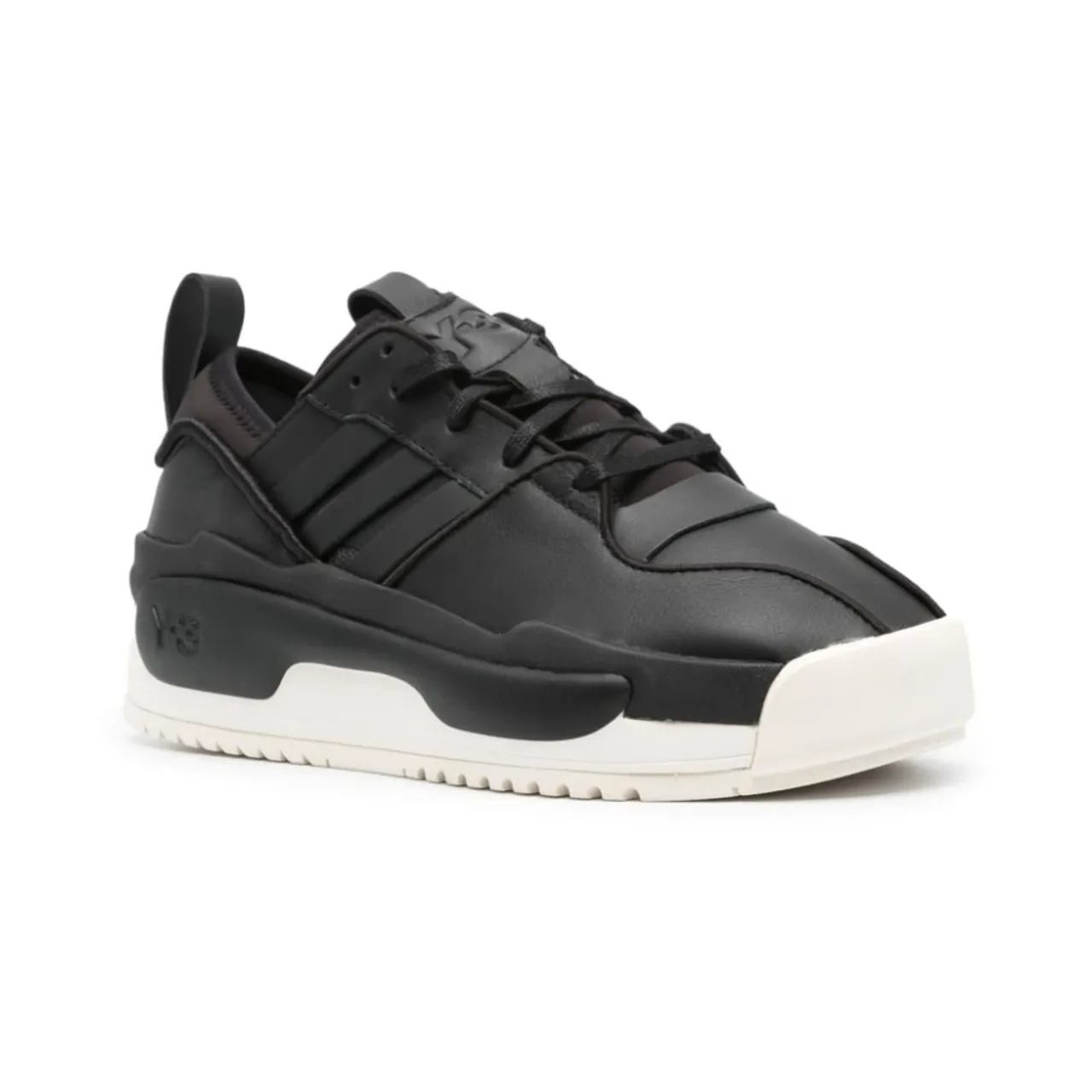 Y-3 , Black Rivalry Lace-Up Sneakers ,Black male, Sizes: