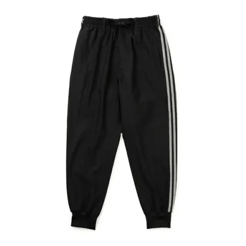 Y-3 , Casual Men`s Sweatpants with Cuffed Ankles ,Black male, Sizes: