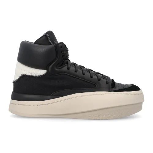 Y-3 , Centennial High Sneakers ,Black male, Sizes: