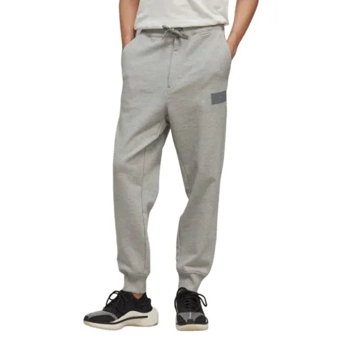 Y-3 , Cotton Terry Cuffed Sweatpants ,Gray male, Sizes: