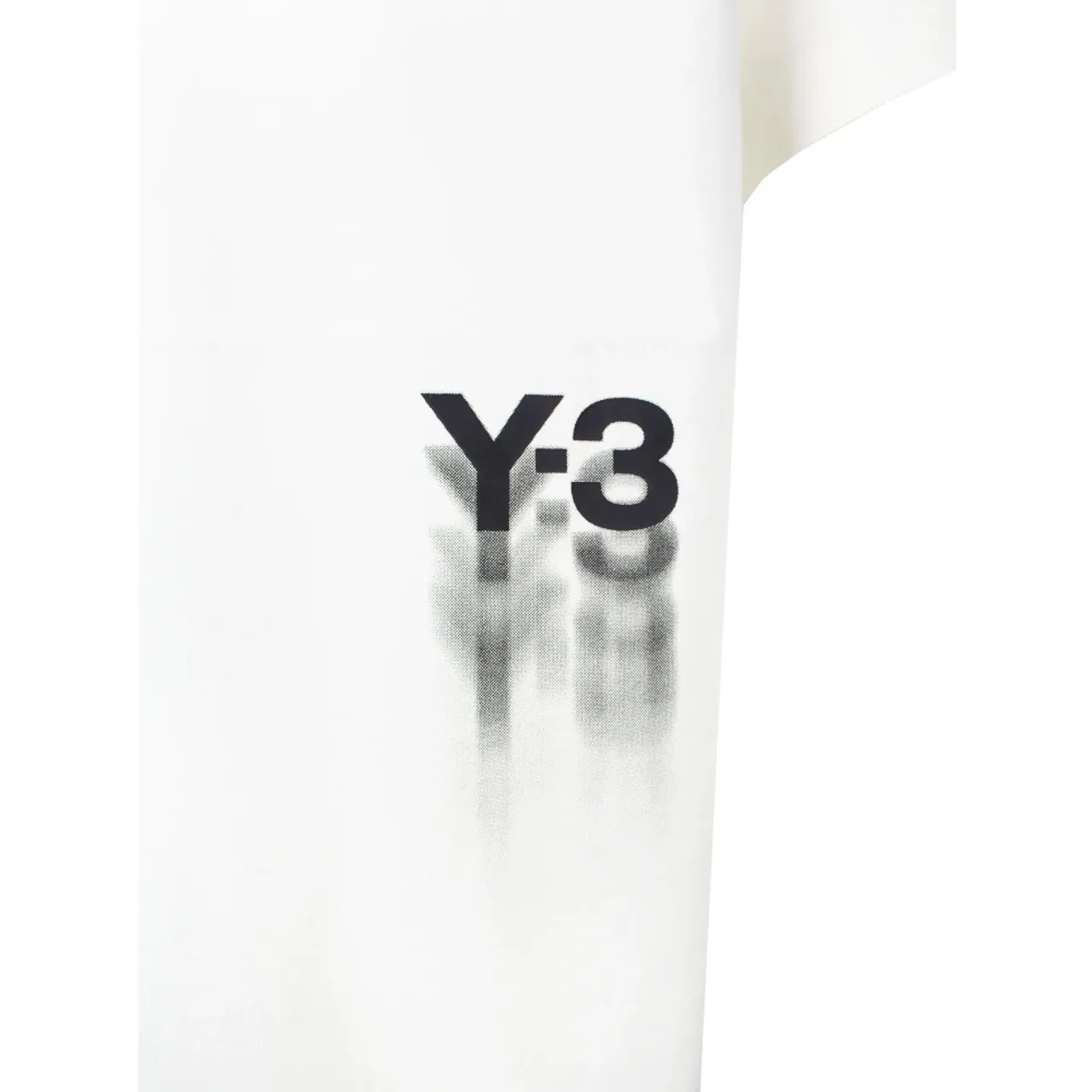 Y-3 , GFX SS Cotton T-shirt ,White male, Sizes: