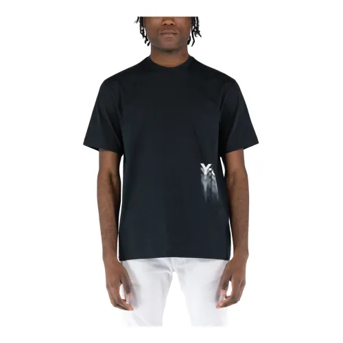 Y-3 , Graphic T-Shirt ,Black male, Sizes: