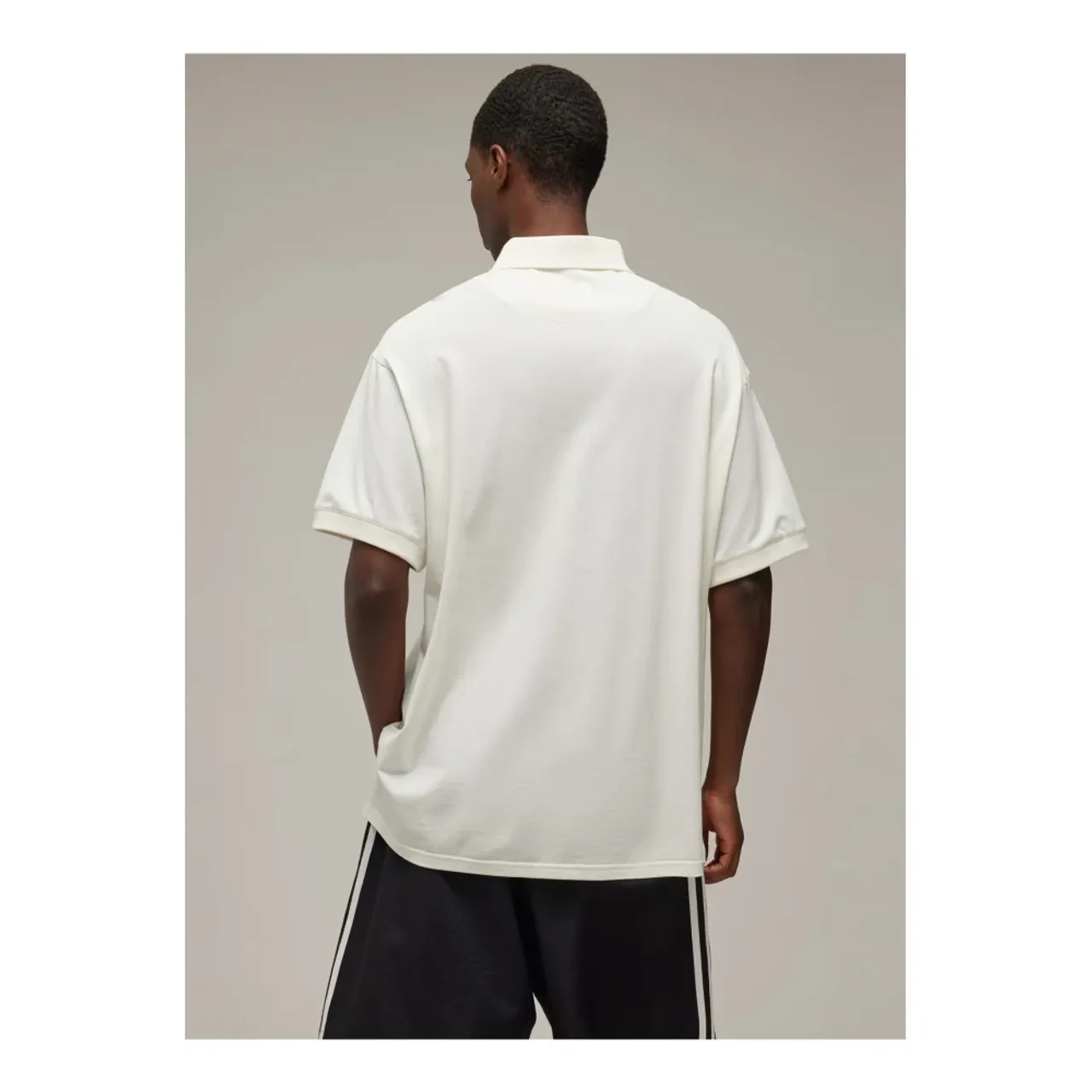 Y-3 , High-Quality Polo Shirt for Men ,White male, Sizes: