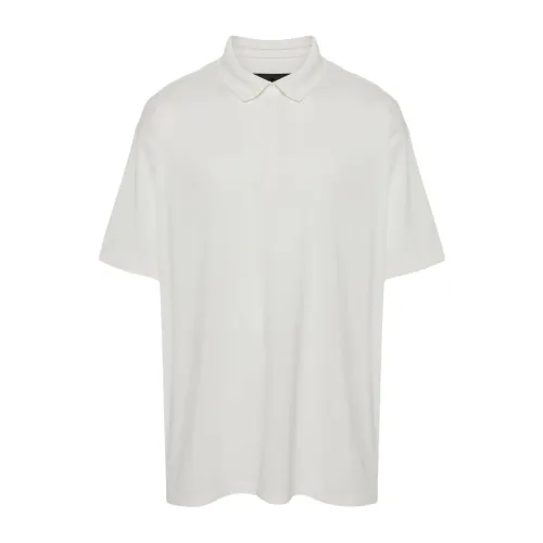Y-3 , High-Quality Polo Shirt for Men ,White male, Sizes: