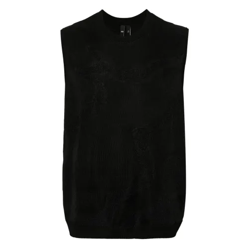 Y-3 , Knit Vest ,Black male, Sizes: