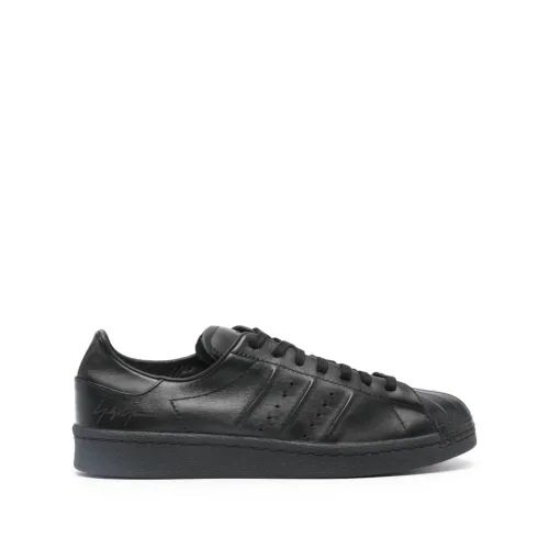 Y-3 , Leather Superstar Sneakers ,Black male, Sizes: