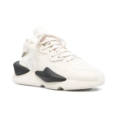 Y-3 , Low-top Sneakers in Smooth Leather and Neoprene ,White male, Sizes: