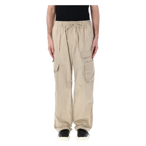 Y-3 , Mens Clothing Trousers Clay Brown Ss24 ,Brown male, Sizes: