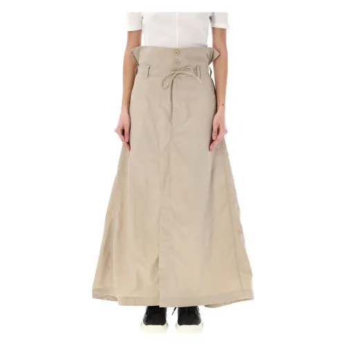 Y-3 , Modern Midi Skirt ,Beige female, Sizes: