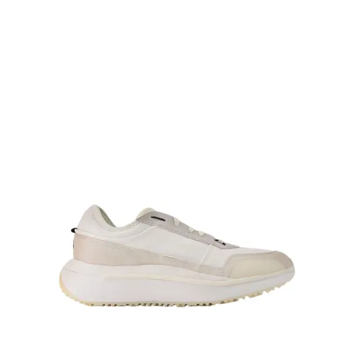 Y-3 , Multicolor Leather and Fabric Ajatu Run Sneakers ,White male, Sizes:
