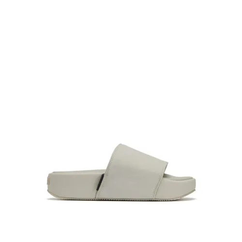 Y-3 , Orbit Grey Slide Sandals ,Gray female, Sizes: