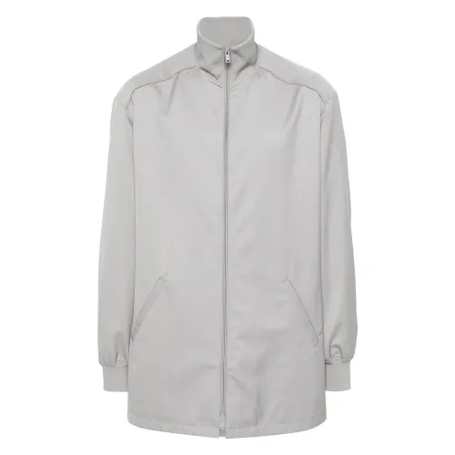 Y-3 , Ref Wo zip-up sport jacket ,Gray male, Sizes:
