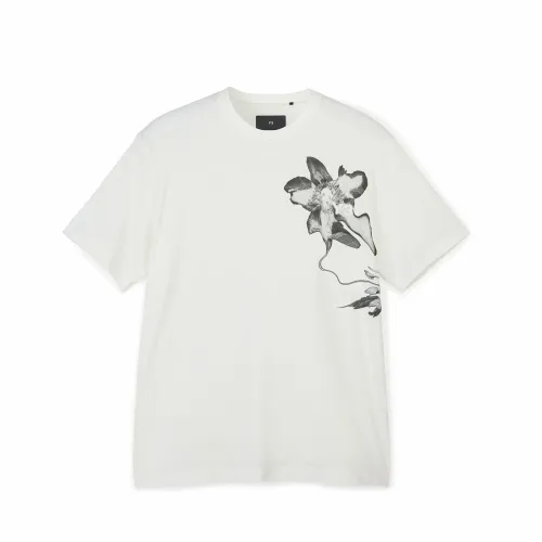 Y-3 , Stylish T-shirts and Polos ,White male, Sizes: