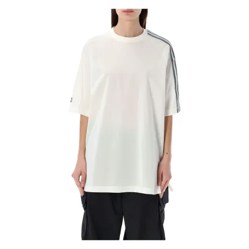Y-3 , Unisexs Clothing T-Shirts Polos White Ss24 ,White female, Sizes: