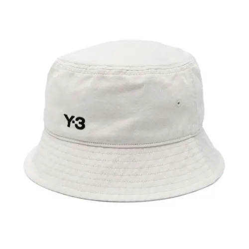 Y-3 , White Cotton Twill Weave Hat ,White unisex, Sizes: