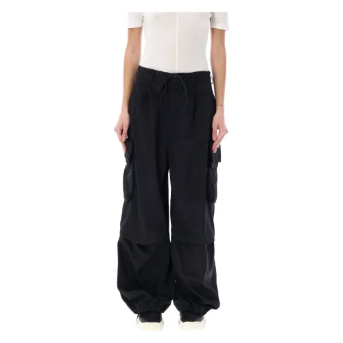 Y-3 , Womens Clothing Trousers Black Ss24 ,Black female, Sizes: