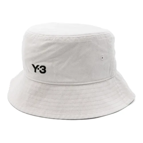 Y-3 , X Adidas Logo-Embroidered Bucket HAT ,White female, Sizes: ONE