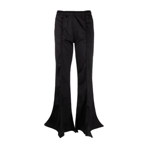 Y/Project , Black Trumpet Track Trousers ,Black female, Sizes: