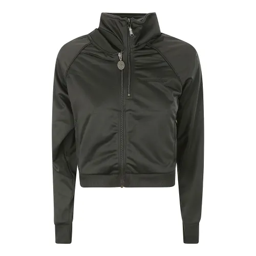 Y/Project , Double Collar Track Jacket ,Black female, Sizes: