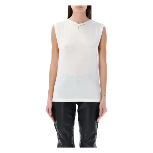 Y/Project , Sleeveless Top ,White female, Sizes: