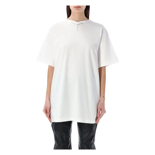 Y/Project , Unisexs Clothing T-Shirts Polos Optic White Ss24 ,White female, Sizes:
