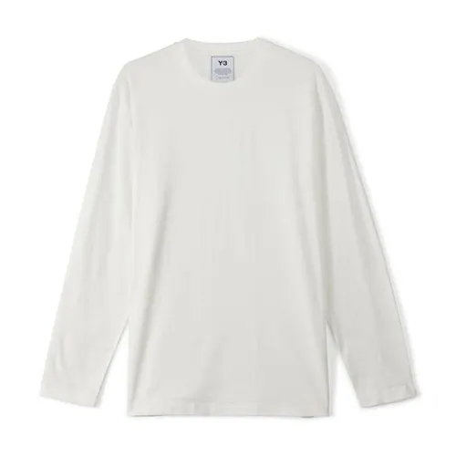 Y3 Classic Long Sleeve T Shirt - White