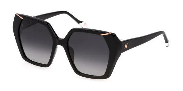 Yalea SYA105 0700 Women's Sunglasses Black Size 54