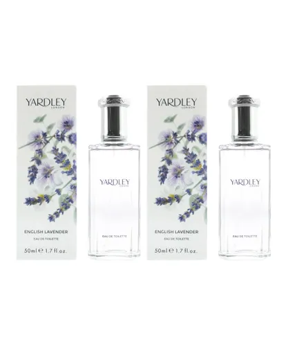 Yardley Womens English Lavender Eau de Toilette 50ml x 2 - NA - One Size